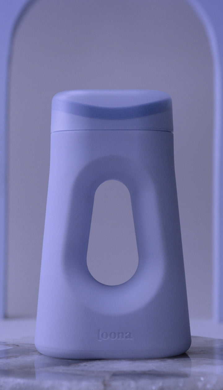 A substitute background image for a video showing the Loona female urinal product.